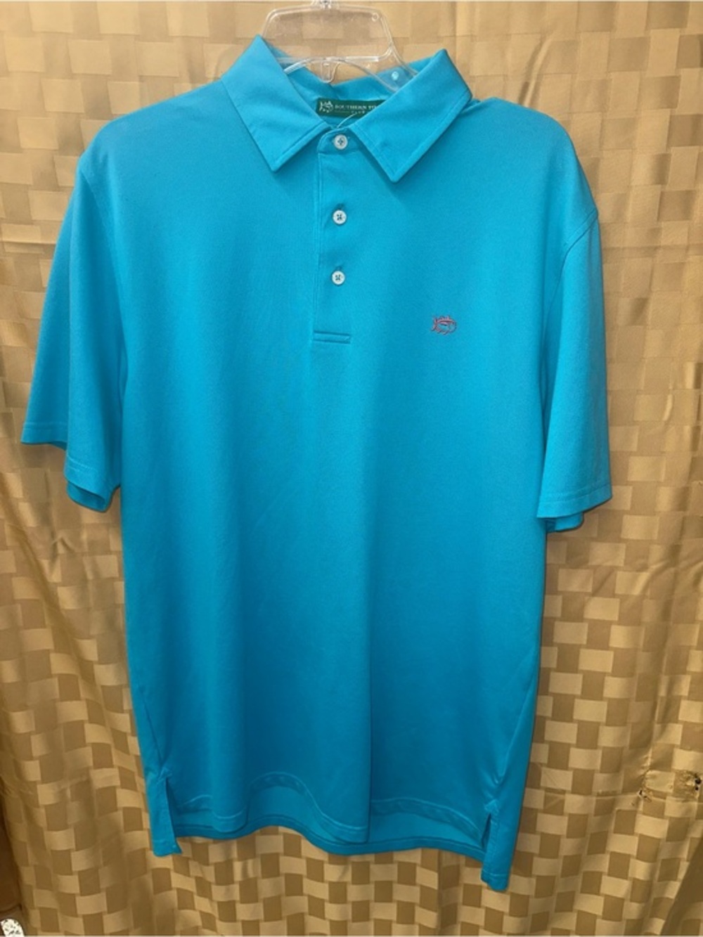 Southern Tide Men’s Bright Aqua Polo Shirt